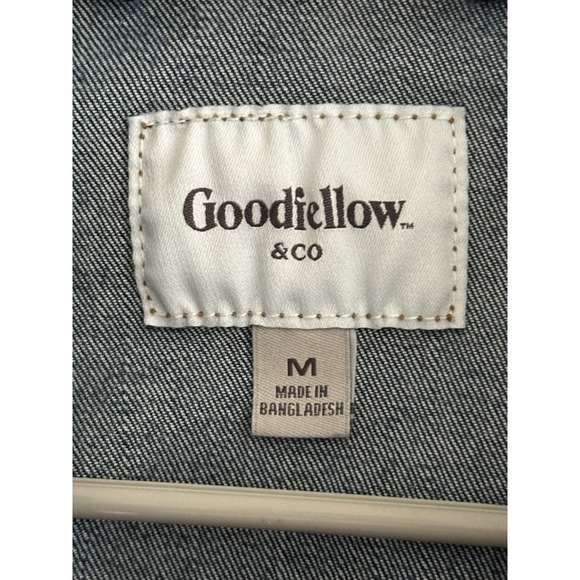 Cropped Denim Jacket Womens Medium Wash Western Cowgirl Rodeo Ranch Festival - Picture 4 of 5